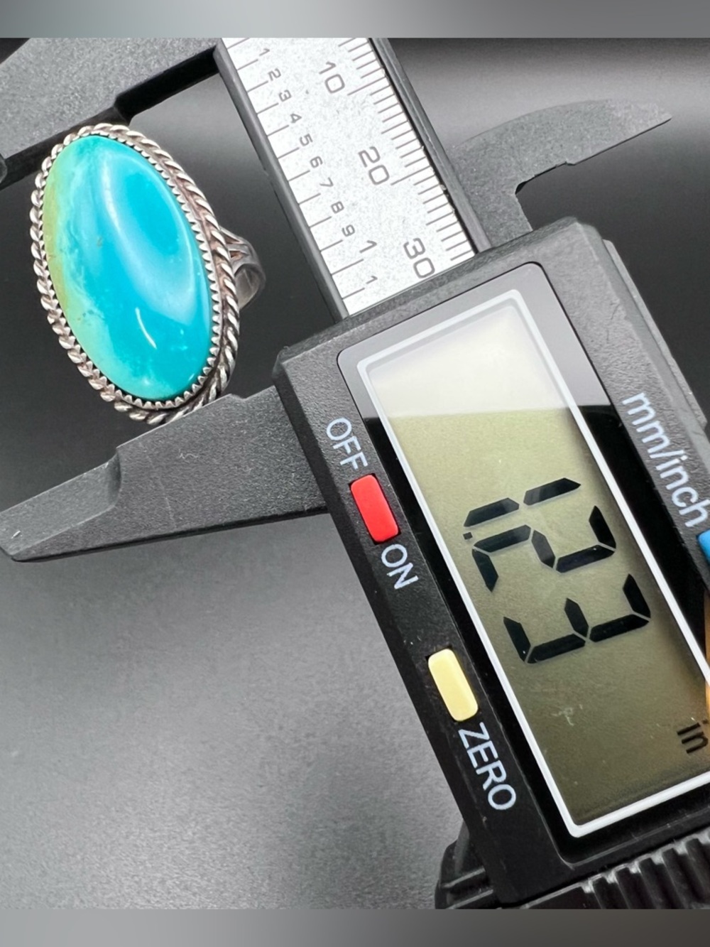Native American Turquoise Ring - Picture 6 of 7